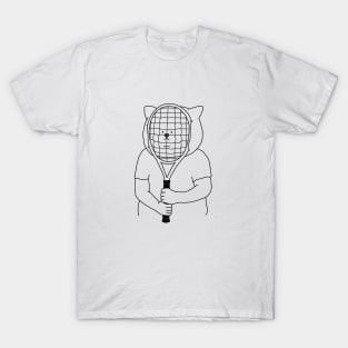 Racket Cat T-Shirt
